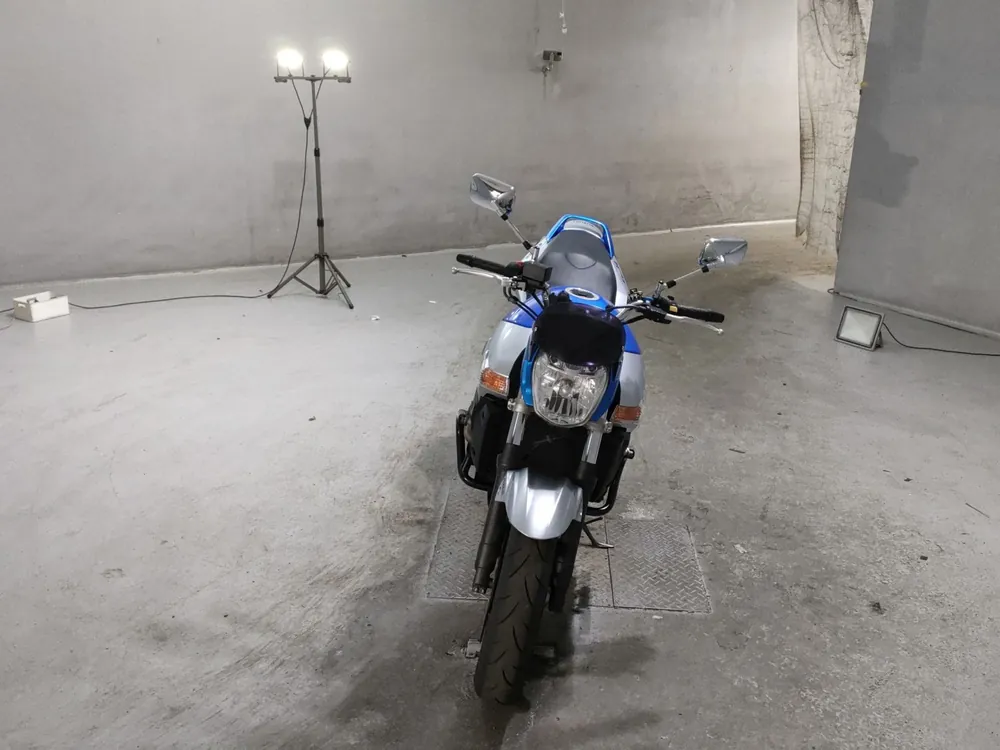 Suzuki GSR400 2009, silver / blue, фото 3