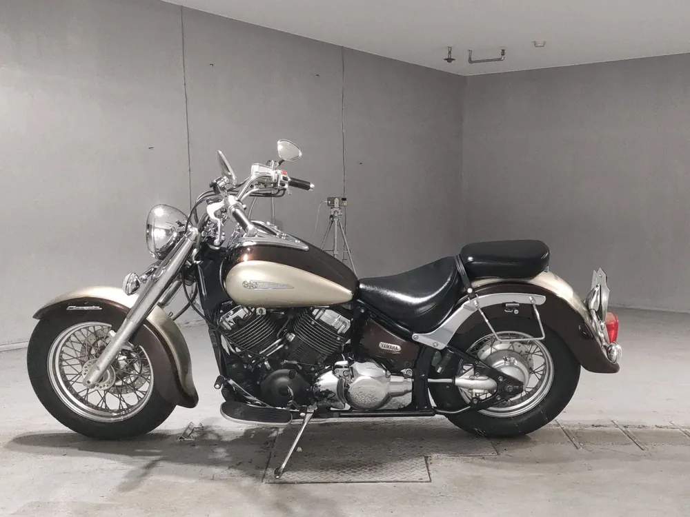 Yamaha Drag Star 400 Classic 2008, gray / light brown, фото 2