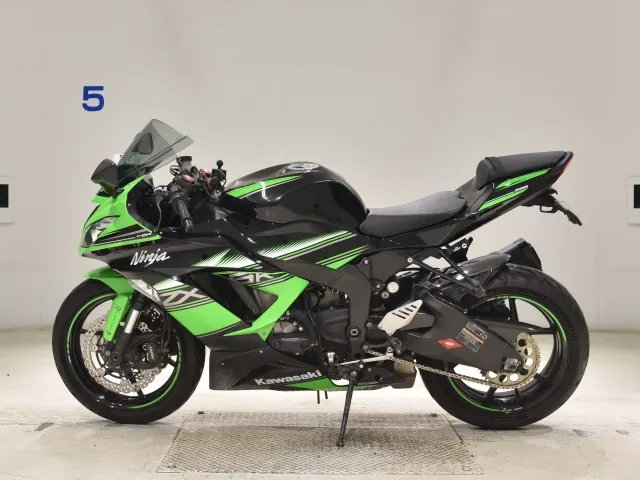 Kawasaki Zx-6Ra 2016, black | green, фото 2