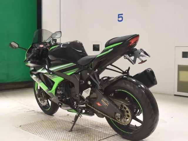 Kawasaki Zx-6Ra 2016, black | green, фото 6
