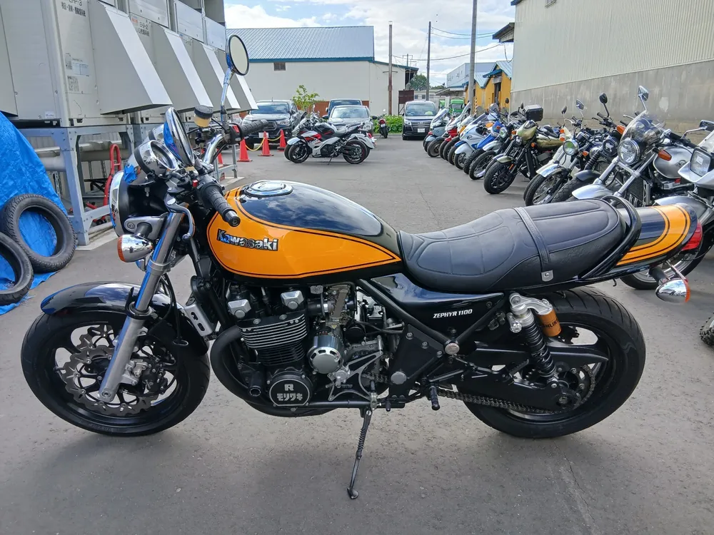 Kawasaki ZRX1100 2005, чёрный, жёлтый, фото 2
