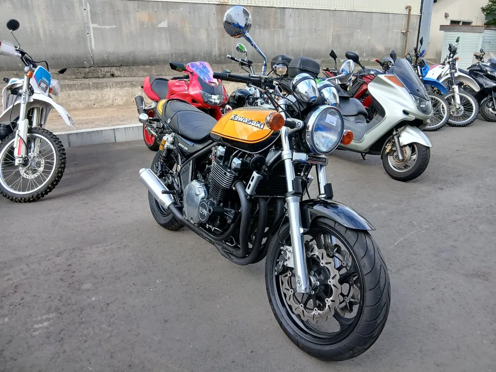 Kawasaki ZRX1100 2005, чёрный, жёлтый, фото 4