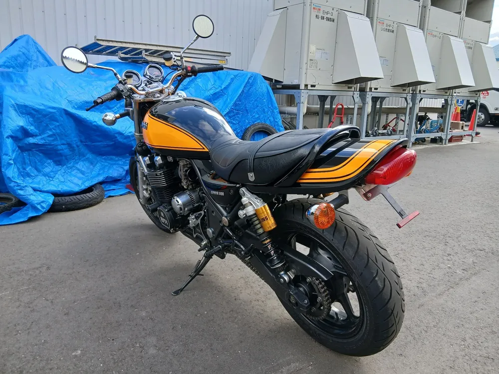 Kawasaki ZRX1100 2005, чёрный, жёлтый, фото 5