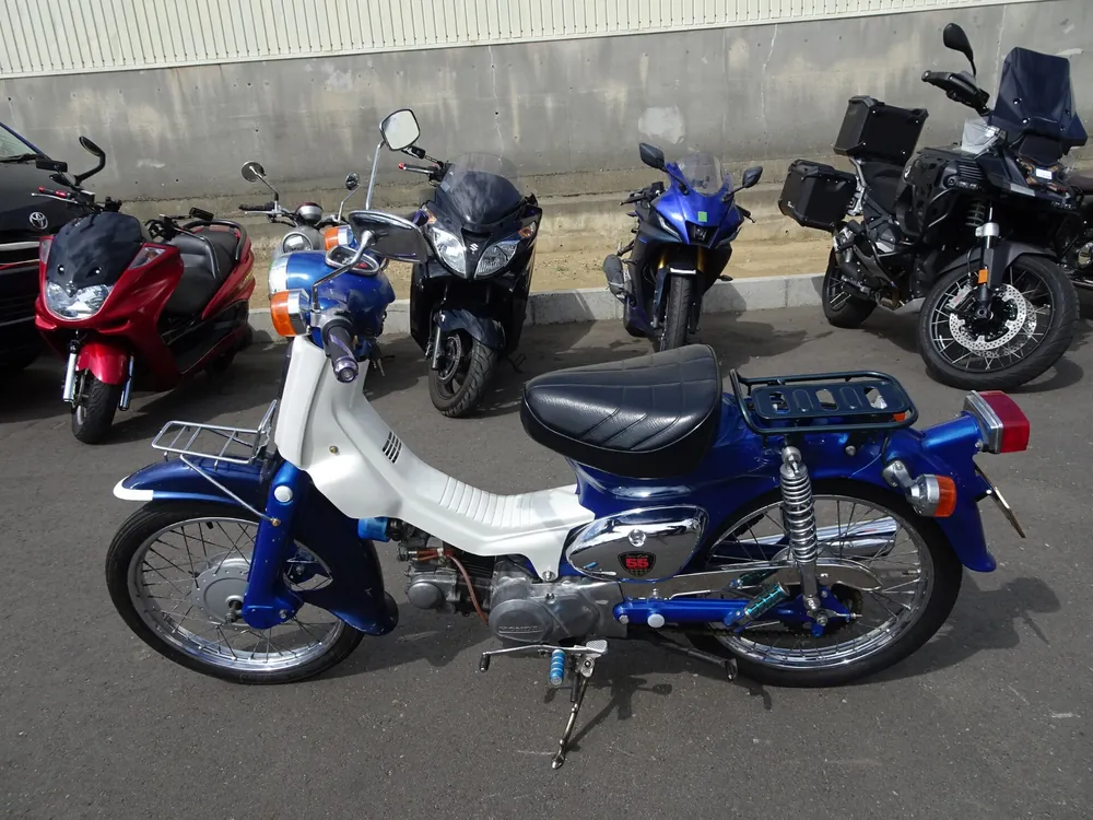 Honda Super Cub, синий, фото 2