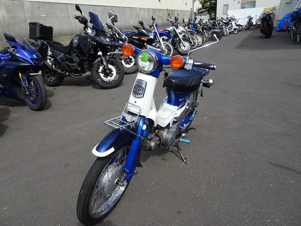 Honda Super Cub, синий, фото 4