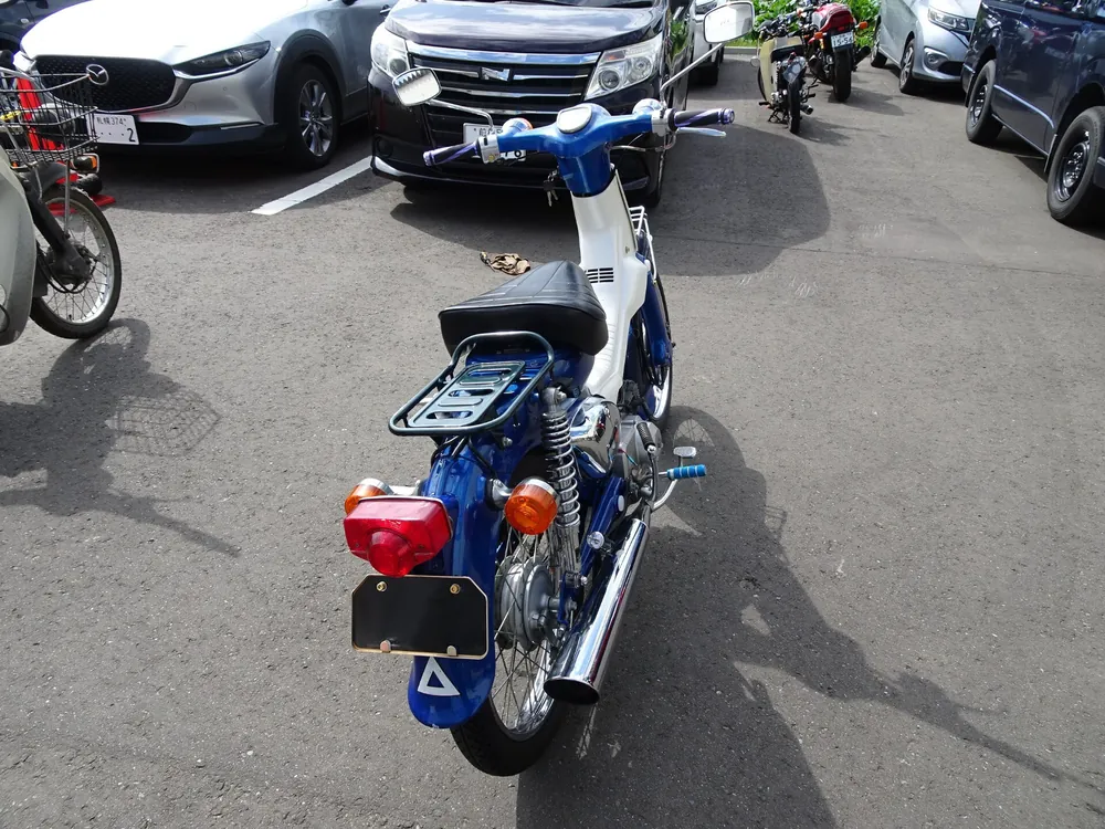 Honda Super Cub, синий, фото 5