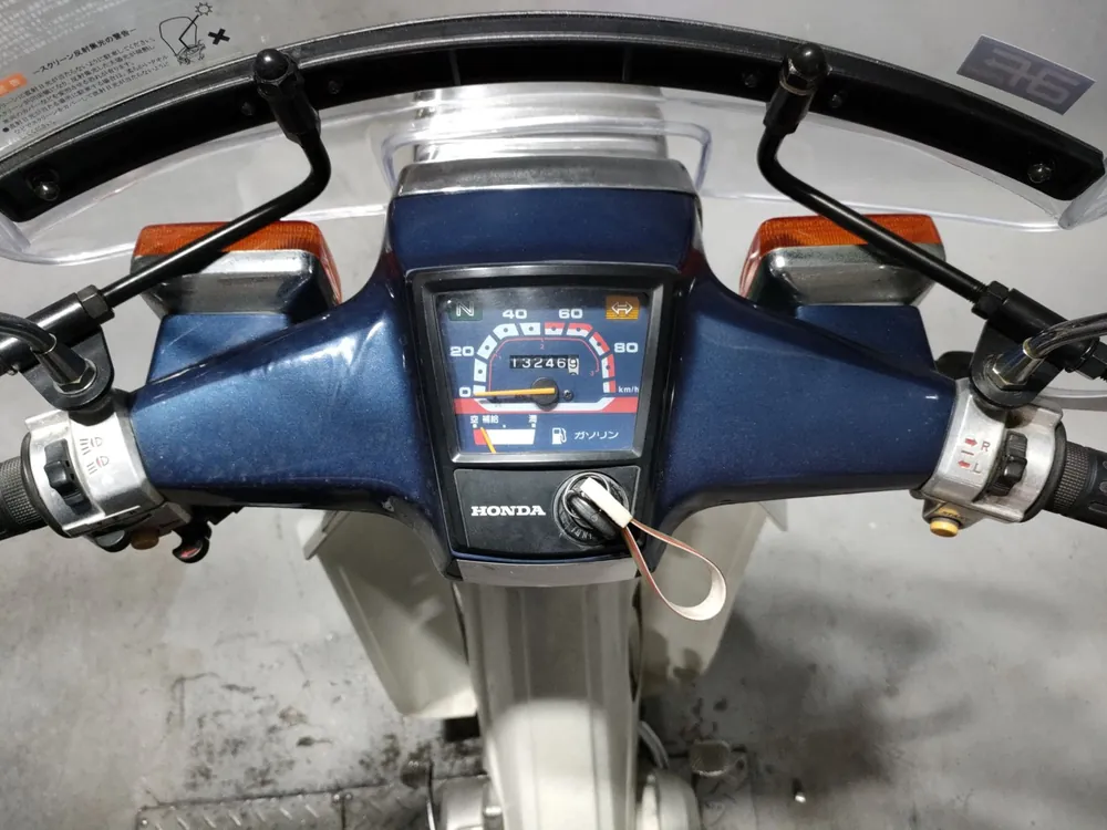 Honda Super Cub, синий, фото 5