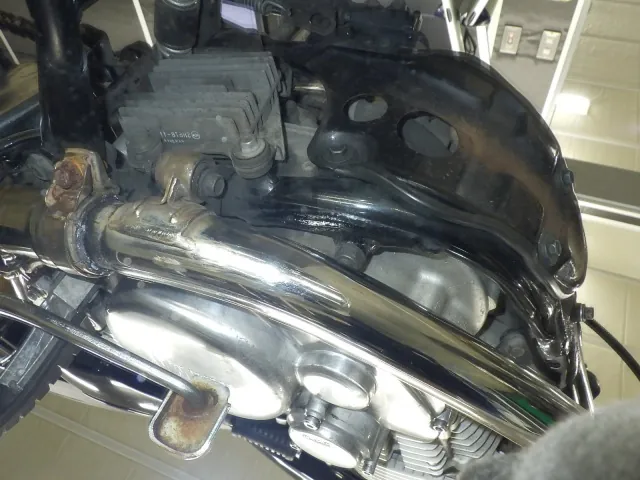 Yamaha SR400 2015, чёрный, фото 7