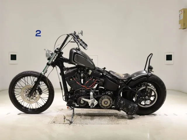 Harley-Davidson FXSTB1450 2000, чёрный, gunmetal, фото 2