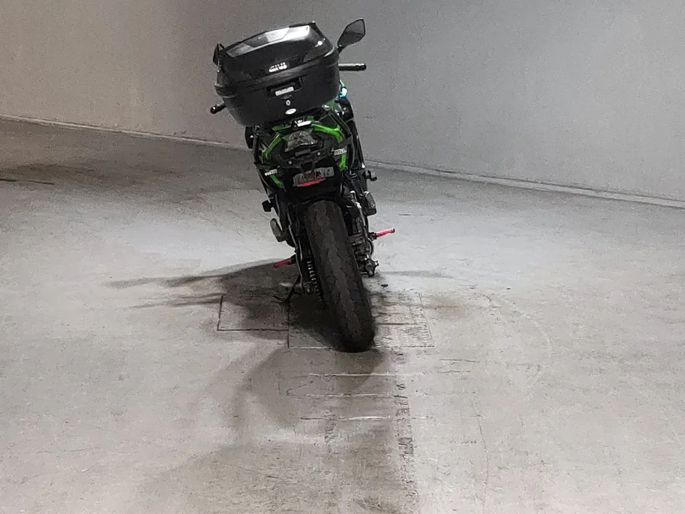 Kawasaki Ninja650A, чёрный, зелёный, фото 4