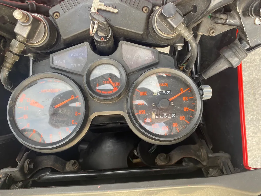 Honda CBX400F 2026, красный, фото 5