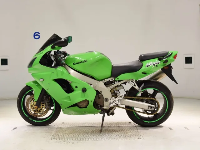 Kawasaki ZX-9R 2001, зелёный, фото 2