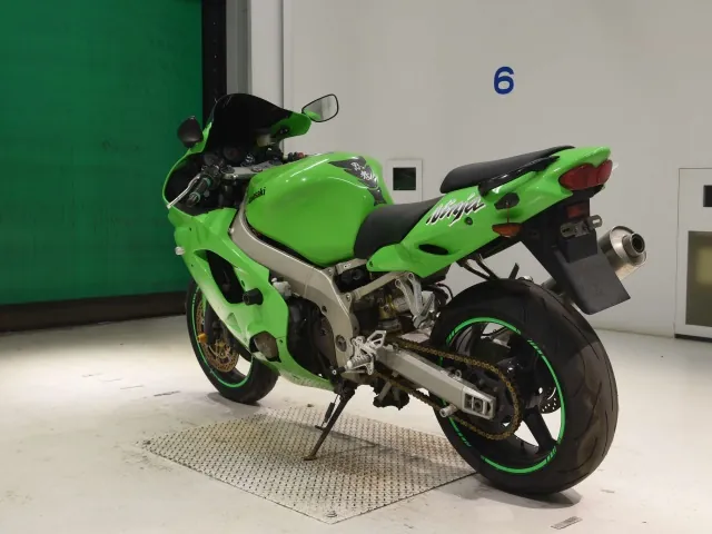 Kawasaki ZX-9R 2001, зелёный, фото 6