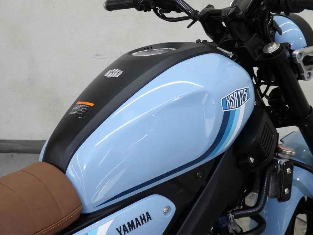 Yamaha XSR125, light blue, фото 13