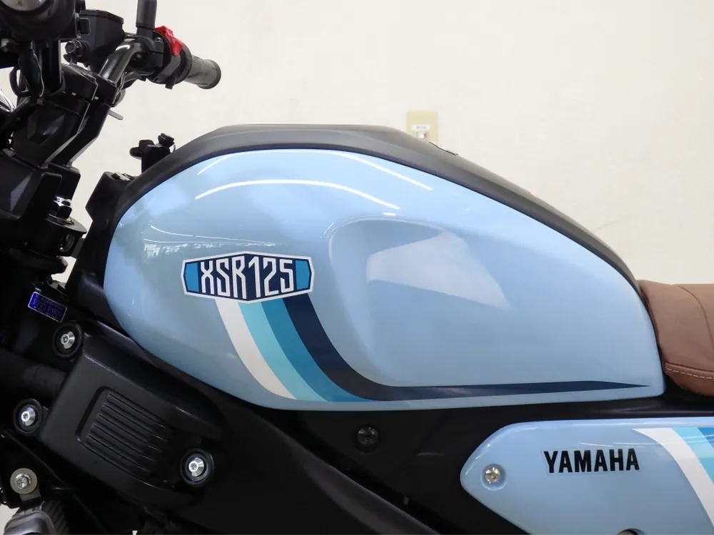 Yamaha XSR125, light blue, фото 10