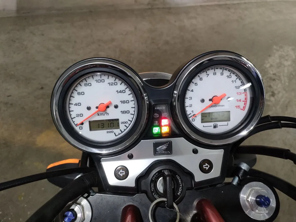 Honda CB400SB 2011, white / red, фото 5
