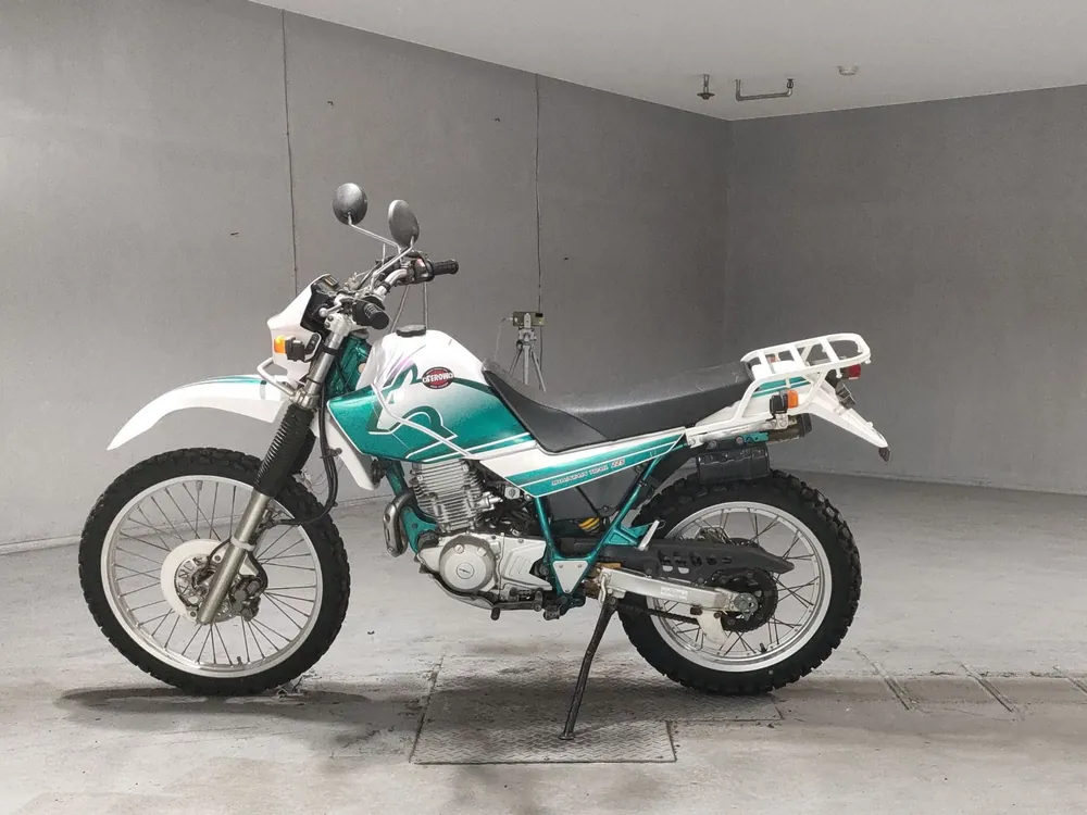 Yamaha Serow 225W, white/green, фото 2