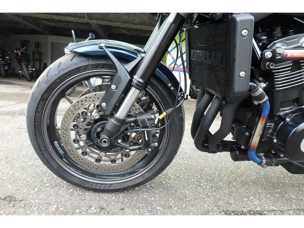 Kawasaki Z900RS 2023, синий, фото 15