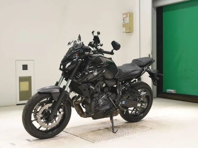 Yamaha MT-07 2023, matt black, фото 4