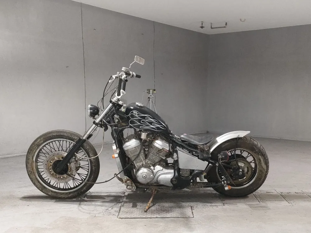 Honda Steed 400 1995, чёрный, фото 2