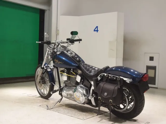 Harley-Davidson FXST1450 2002, синий, фото 6