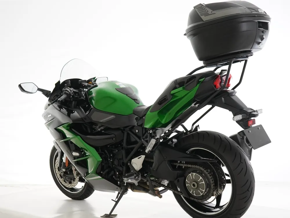 Kawasaki Ninja H2 SX 2022, green / black, фото 8