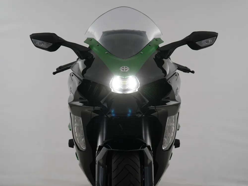 Kawasaki Ninja H2 SX 2022, green / black, фото 9