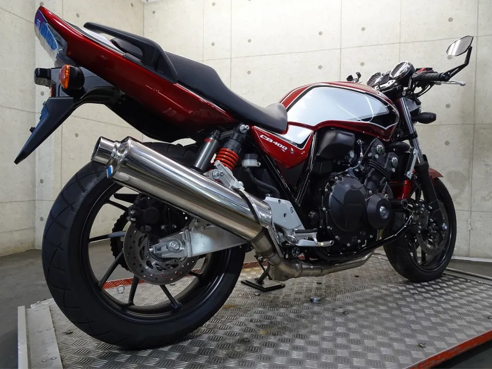 Honda CB400SB 2019, white / red / black, фото 5