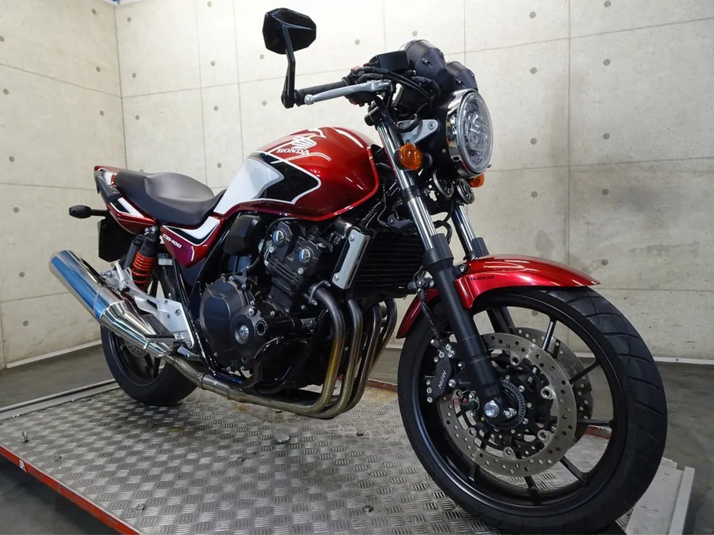 Honda CB400SB 2019, white / red / black, фото 8