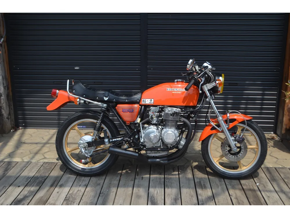 Honda CB400 1976, оранжевый, фото 2