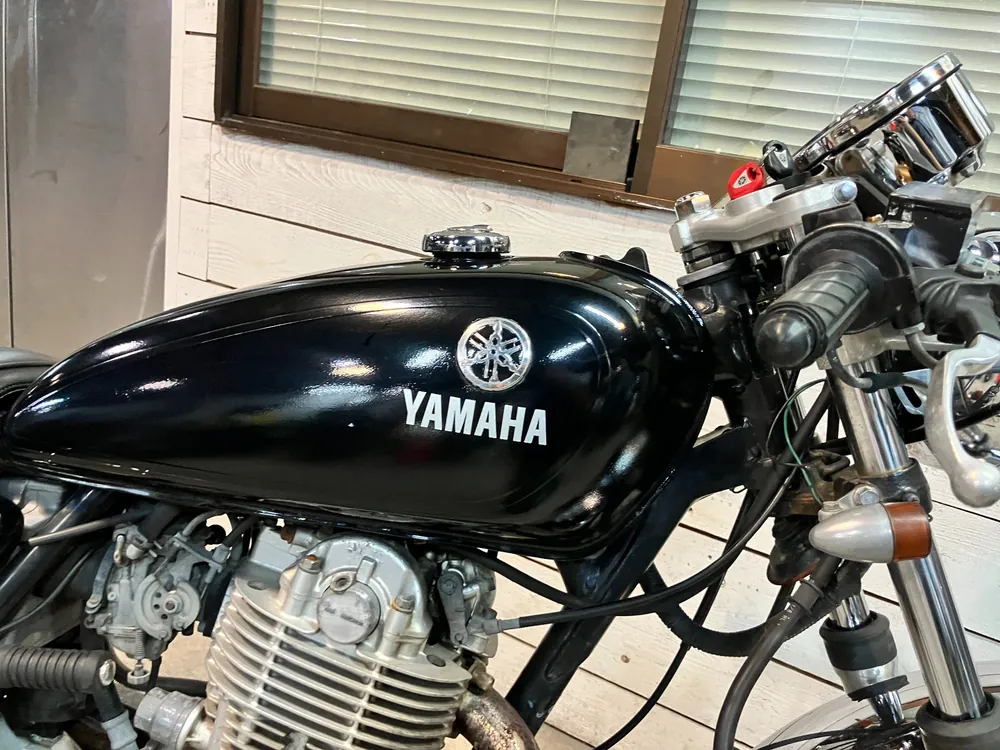 Yamaha SR400 2005, чёрный, фото 16