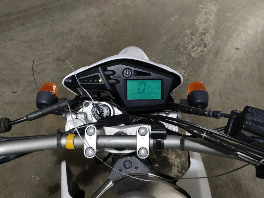 Yamaha Serow 250, white/green, фото 5