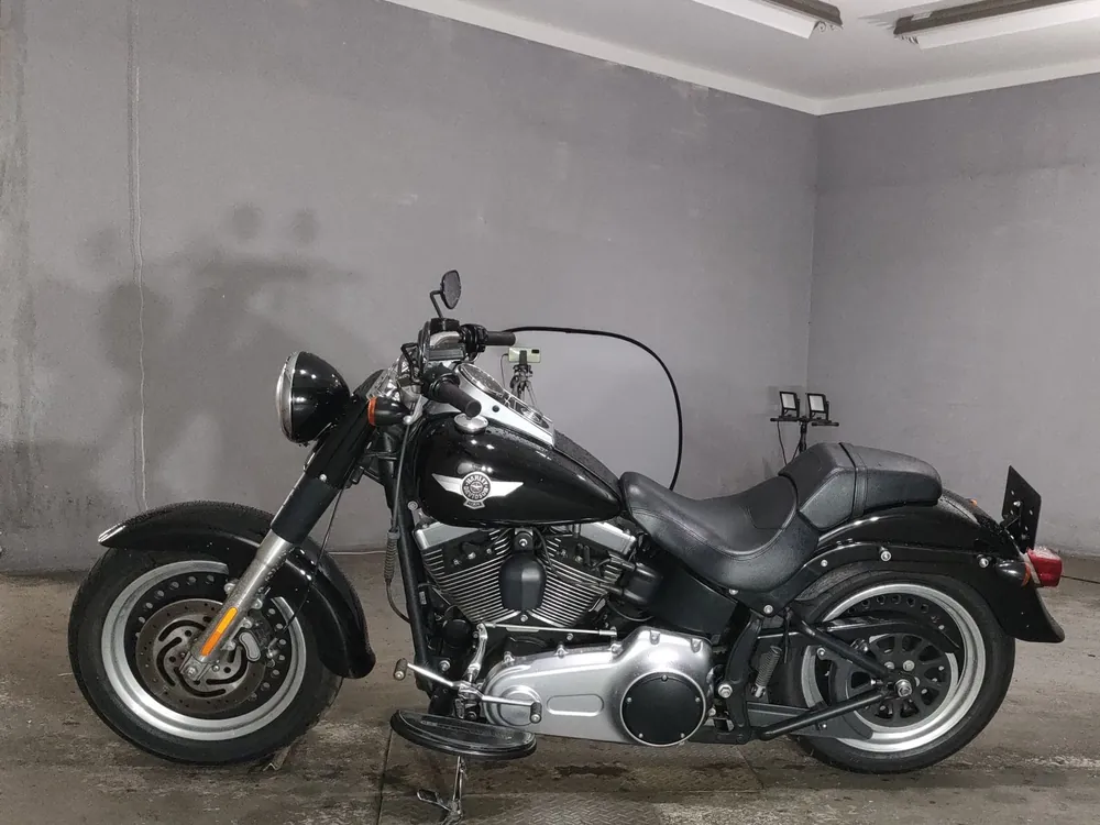 Harley-Davidson FLSTFB1580 2010, чёрный, фото 2