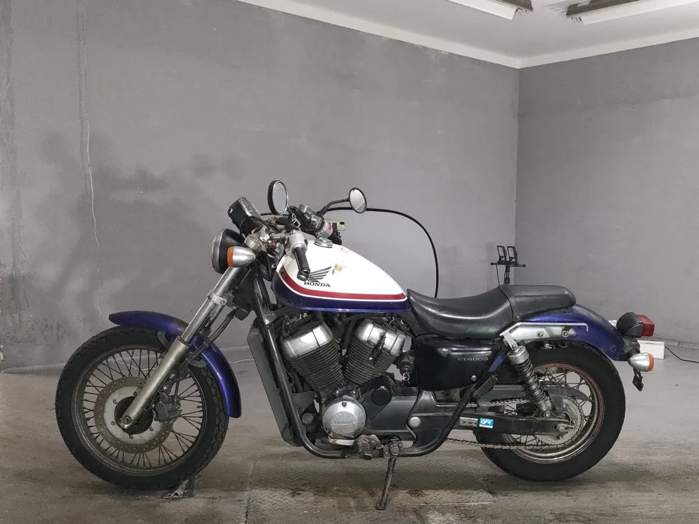 Honda VT400S 2014, white / blue, фото 2