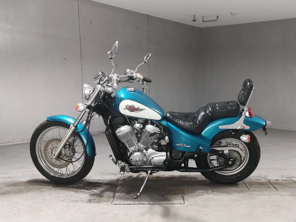 Honda Steed 400 1994, white / blue, фото 2