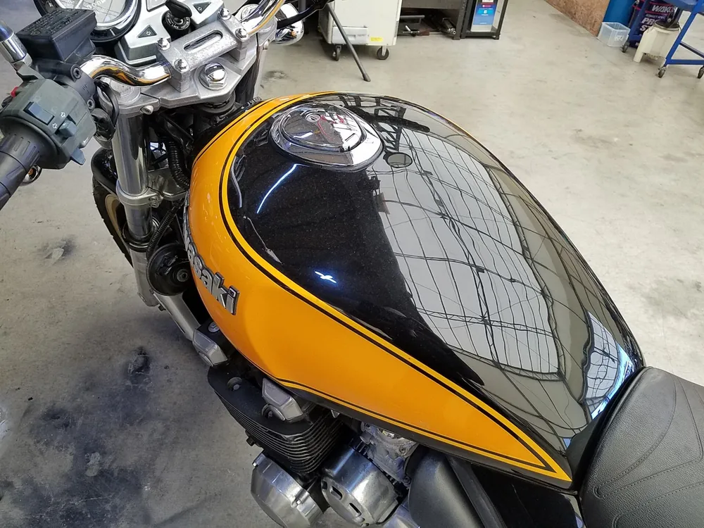 Kawasaki ZRX1100 2006, black / orange, фото 4