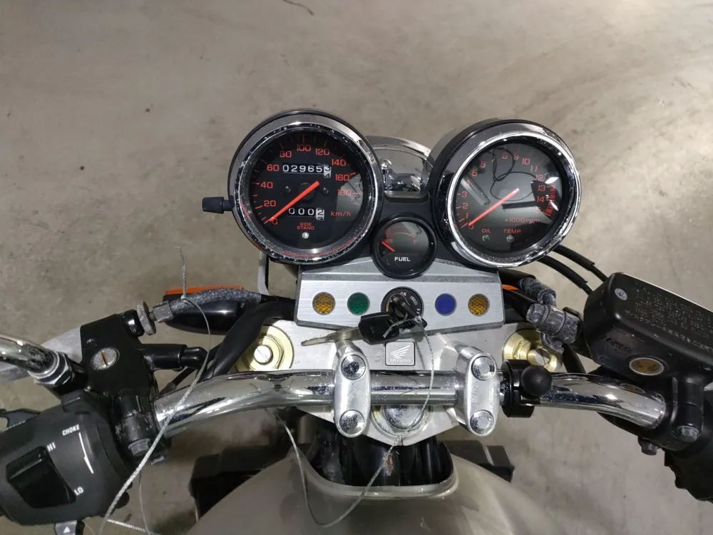 Honda CB400 1998, серебристый, фото 5