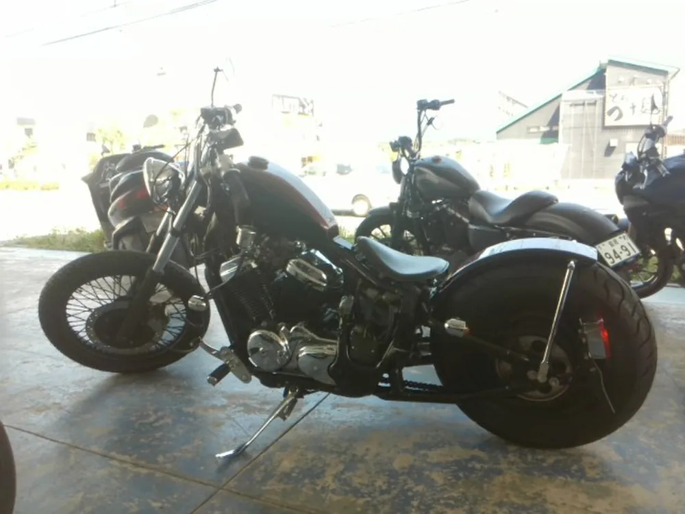 Honda Steed 400 1996, dark red wine, фото 2