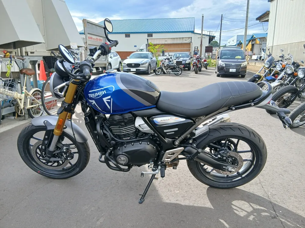 Triumph Speed 400 2024, синий, фото 2