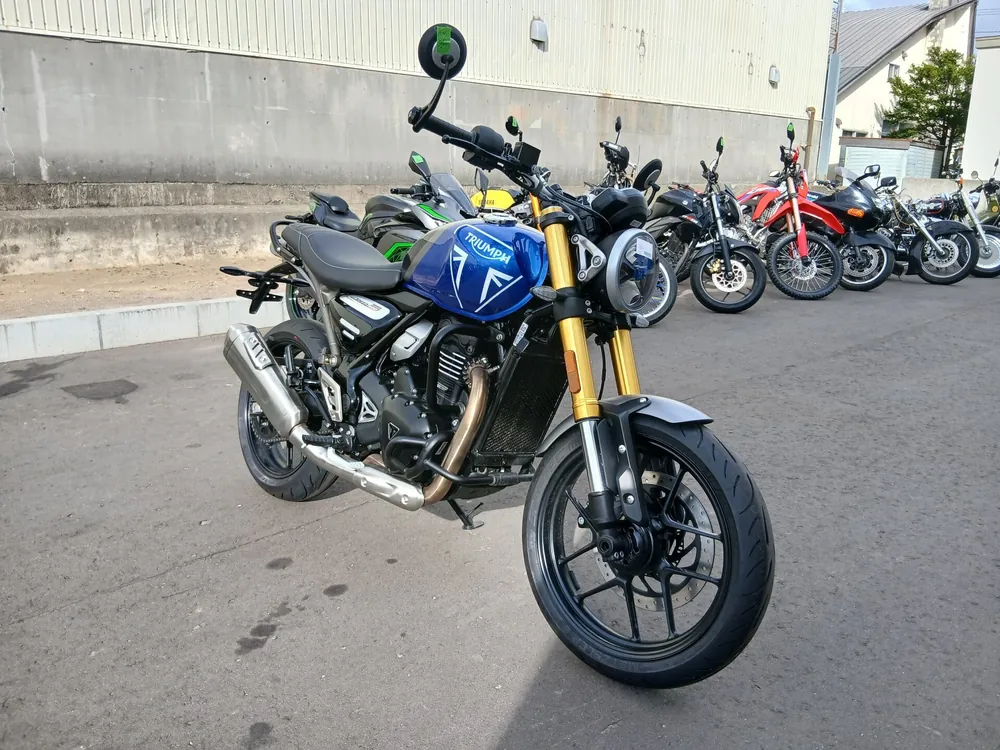 Triumph Speed 400 2024, синий, фото 4