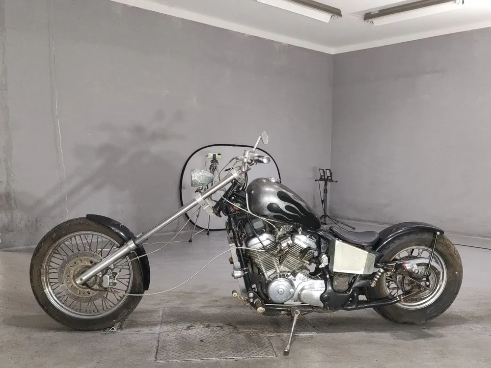 Honda Steed 400 1993, чёрный, фото 2