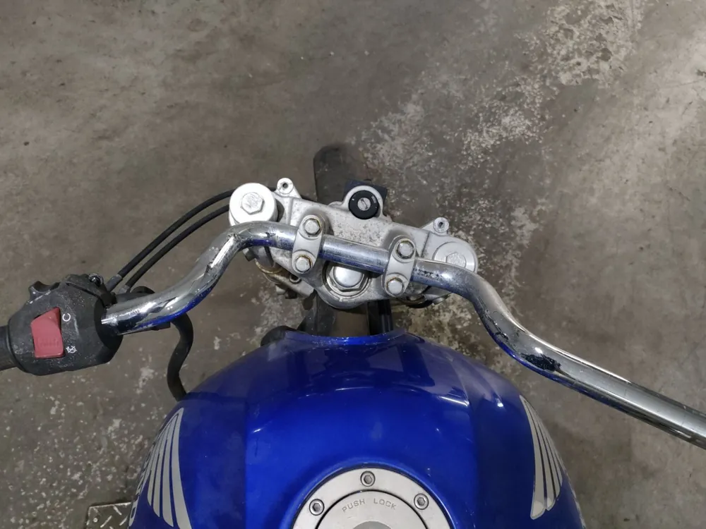 Honda CB400N, синий, фото 5