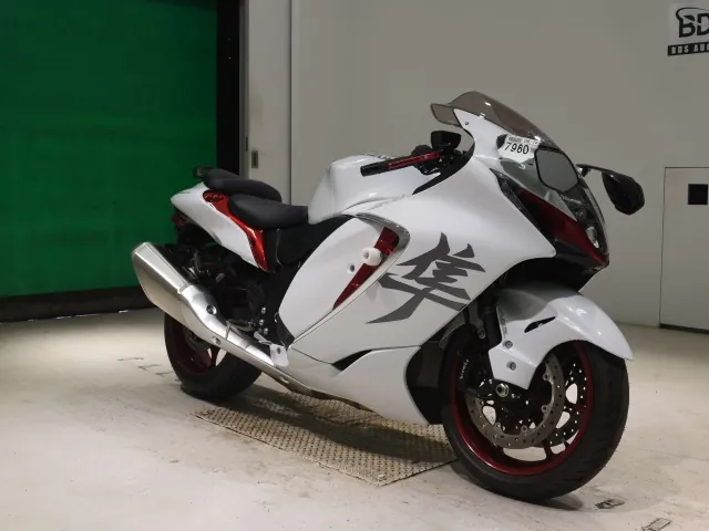 Suzuki Hayabusa 2023, white | red, фото 3