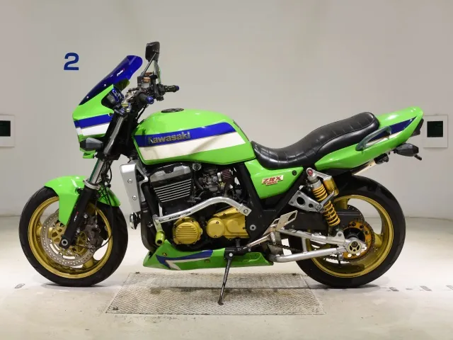Kawasaki ZRX1100 2001, зелёный, фото 2
