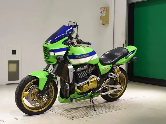 Kawasaki ZRX1100 2001, зелёный, фото 4