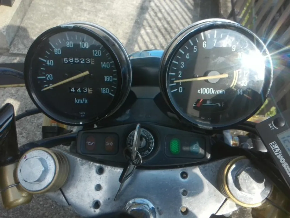 Kawasaki Zephyr 400 1991, black / gold, фото 3
