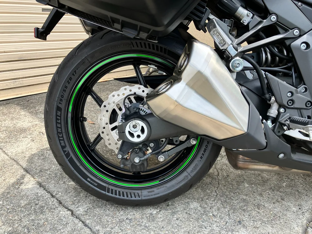 Kawasaki Ninja1000A 2018, серый, зелёный, фото 11
