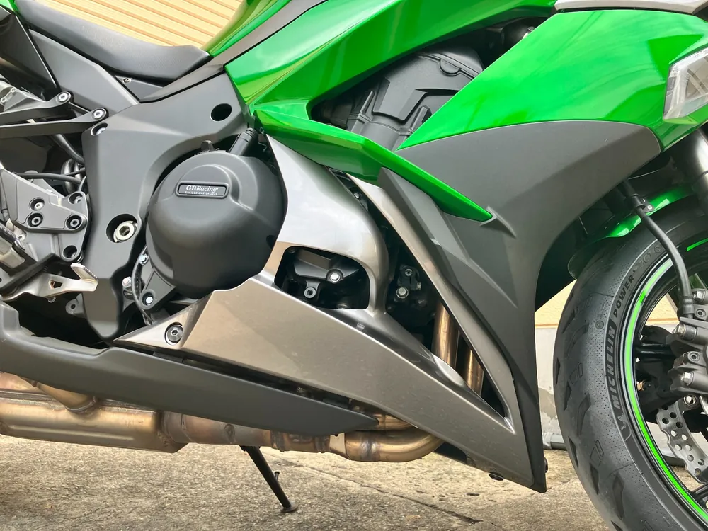 Kawasaki Ninja1000A 2018, серый, зелёный, фото 14