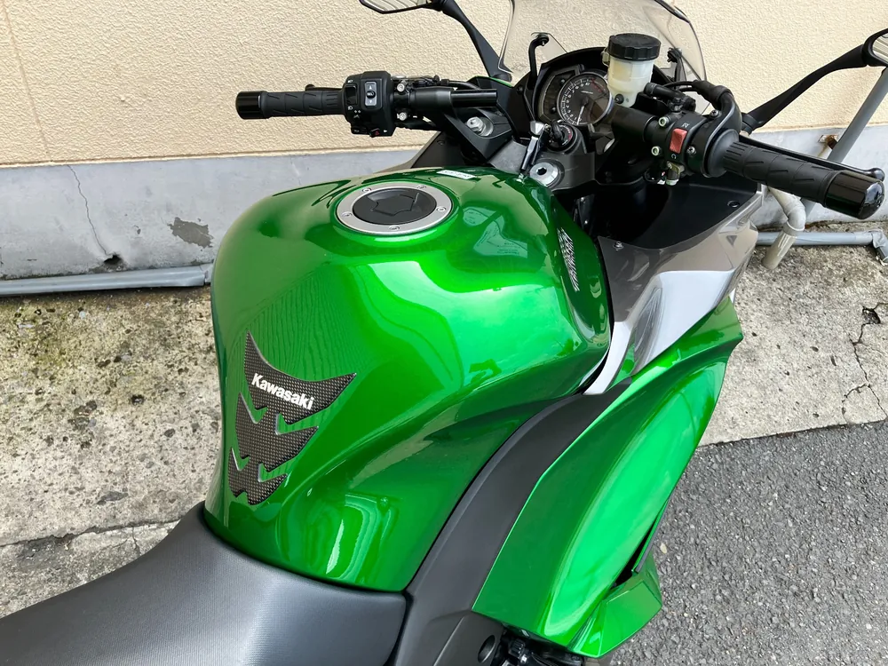 Kawasaki Ninja1000A 2018, серый, зелёный, фото 15