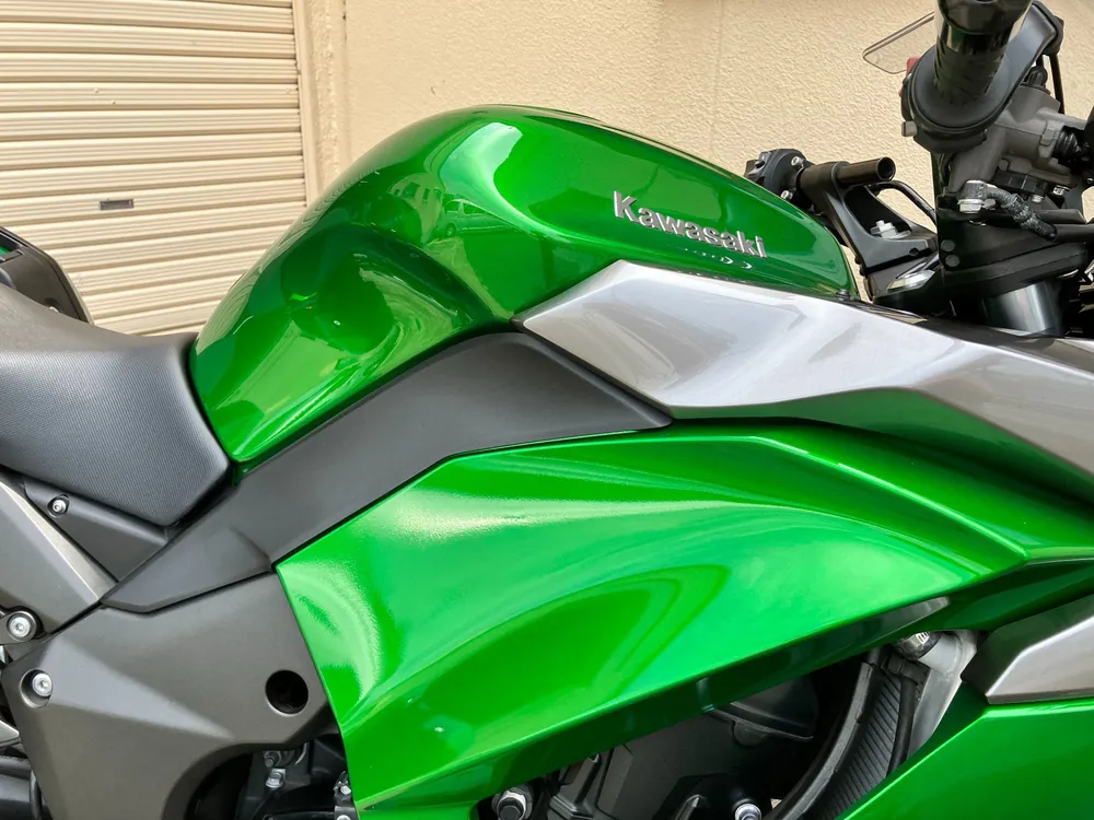 Kawasaki Ninja1000A 2018, серый, зелёный, фото 16